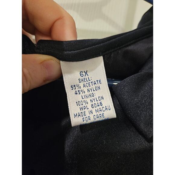 Jenni Jennifer Moore girls dress‎ purple crushed velvet size 6X - Picture 6 of 9